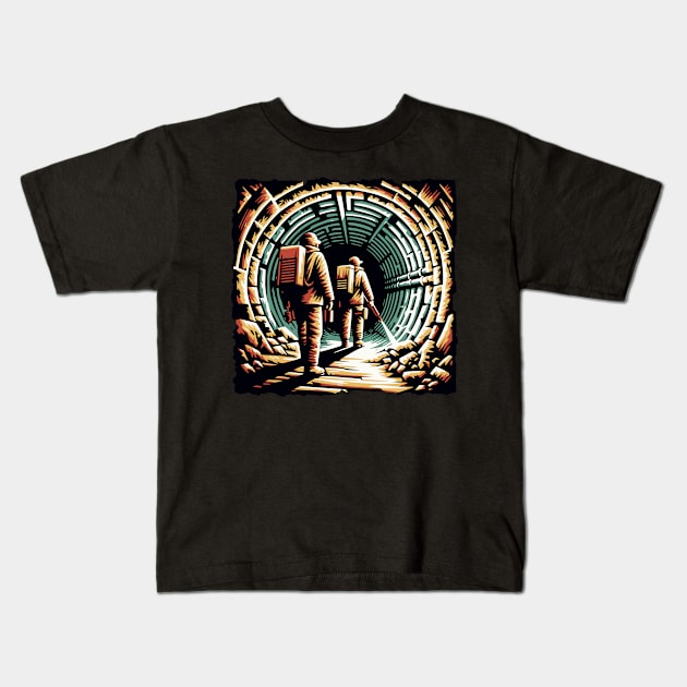 The Tunnel Kids T-Shirt by JSnipe